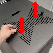 Centrala termica pe peleti Fornello Rossi B Black 25 kw, pompa de circulatie, vas expansiune, tiraj fortat, curatare facila a drumurilor de fum, Ecodesign, A+