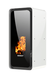 Centrala termosemineu pe peleti Burnit Calor Swan White 18 kW,