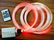 Cer de stele color 200 fire iluminare sauna fibra optica