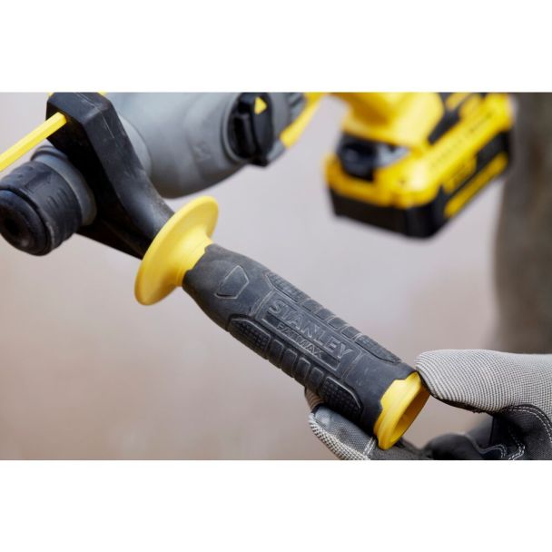 Ciocan rotopercutor SDS Plus Stanley SFMCH900M22, cu 2 acumulatori 18V / 2.0Ah, 2.0J, cu incarcator si valiza de transport