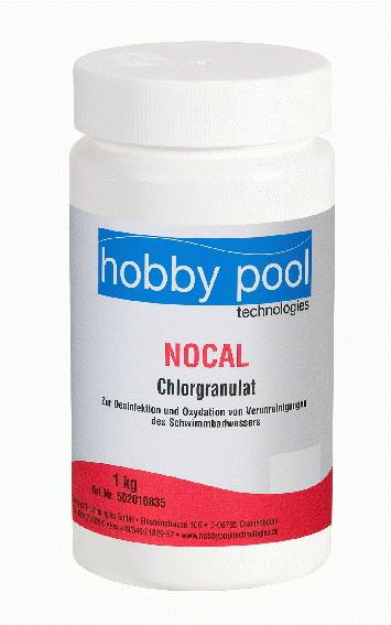 Clor piscine granulat dizolvare rapida Nocal 1kg Hobby Pool Germania