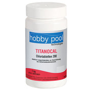 Clor tablete pentru piscine cu dizolvare lenta Titanocal Hobby Pool Germania 1kg