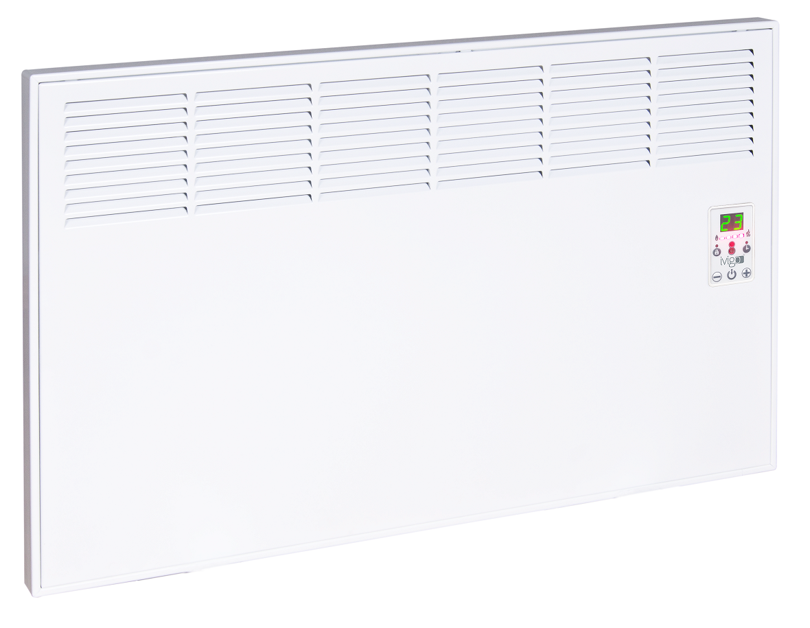 Convector de perete sau pardoseala iVigo DIGITAL EPK 1500 W White,