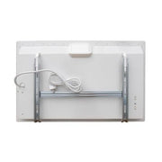 Convector de perete sau pardoseala iVigo DIGITAL EPK 2500 W White, control electronic, Termostat de siguranta, termostat reglabil, IP 24, pentru 28 mp, ERP 2018