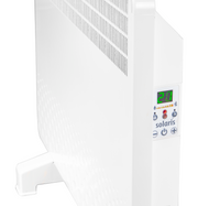 Convector electric de perete sau pardoseala Solaris KIP 2000 W, control electronic, Termostat de siguranta, termostat reglabil, IP 24, ERP 2018, pentru 24 mp