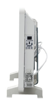 Convector electric de perete sau pardoseala Solaris KIP 2000 W, control electronic, Termostat de siguranta, termostat reglabil, IP 24, ERP 2018, pentru 24 mp