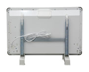 Convector electric de perete sau pardoseala Solaris KIP 2000 W, control electronic, Termostat de siguranta, termostat reglabil, IP 24, ERP 2018, pentru 24 mp