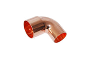 Cot cupru, interior-exterior, D 22 mm, 90 grade
