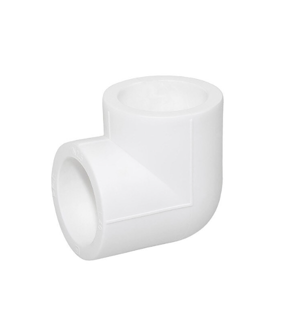 Cot PPR, D 110 x 110 mm, alb, 90 grade | Mesterul Minune