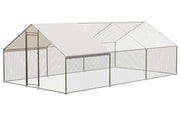 Cotet (tarc) pasari 8x3x1.95m, otel galvanizat