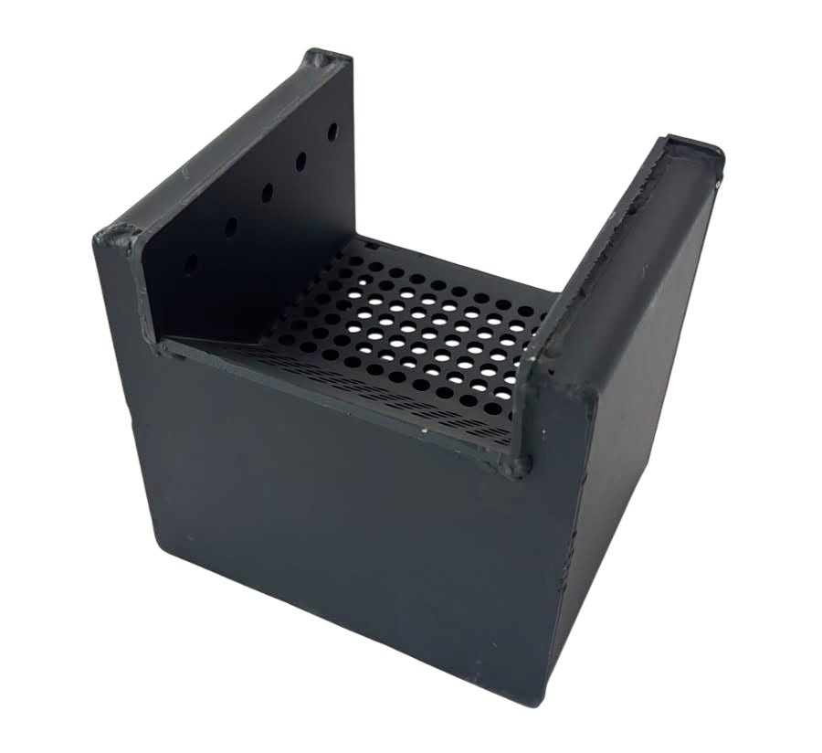 Creuzet (focar) din otel pentru Centrale/Termoseminee pe peleti Fornello Eva 12/18/25 kW – Otel 3 mm (PIESA ORIGINALA)