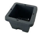 Creuzet (focar) din fonta pentru Semineu pe peleti cu aer cald Fiama Fuoco 8 kW - (PIESA ORIGINALA)
