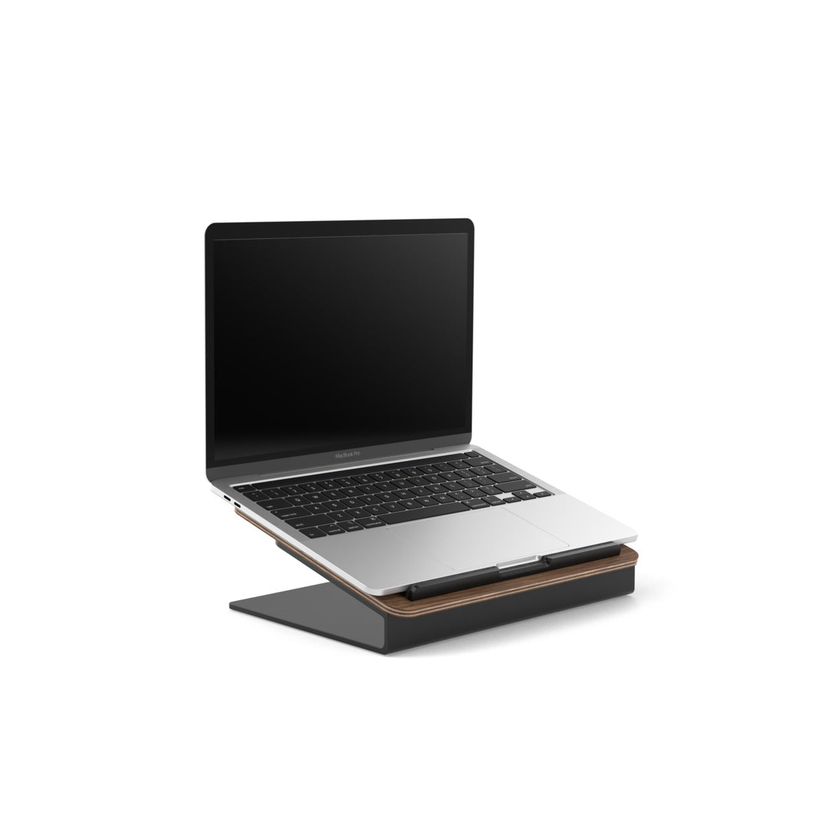 Cumpara Suport Woodcessories pentru laptop Walnut/Black de la Mesterul Minune