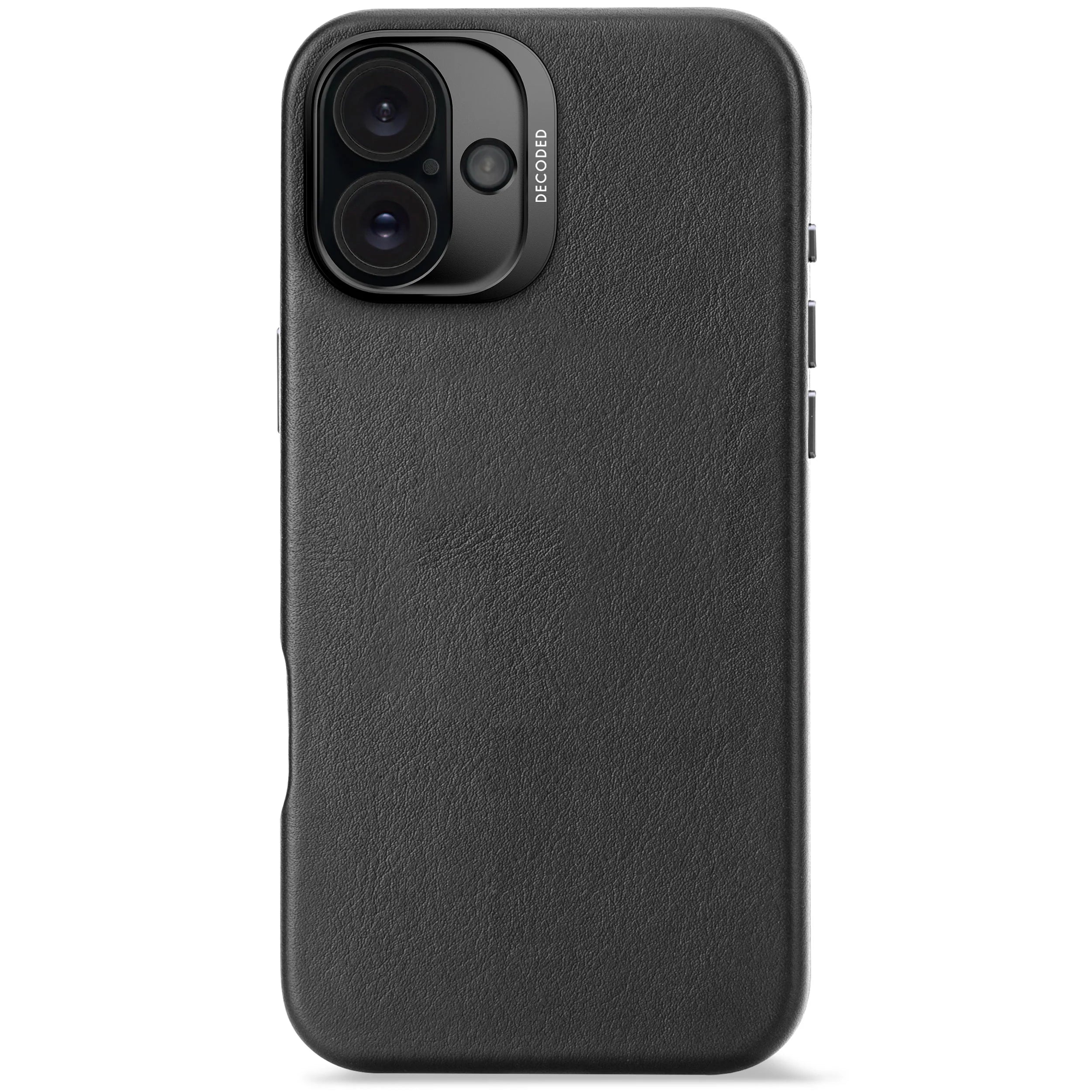 Cumpara Husa de protectie DECODED pentru iPhone 16 Plus, Piele, Negru de la Mesterul Minune