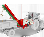 Tocator de crengi AM-200 PTO-K PRO (la tractor), cu banda de transportare , ∅ max. 200 mm