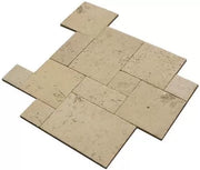 Dale de pavaj modulare cu textura travertin cross cut - Arvore