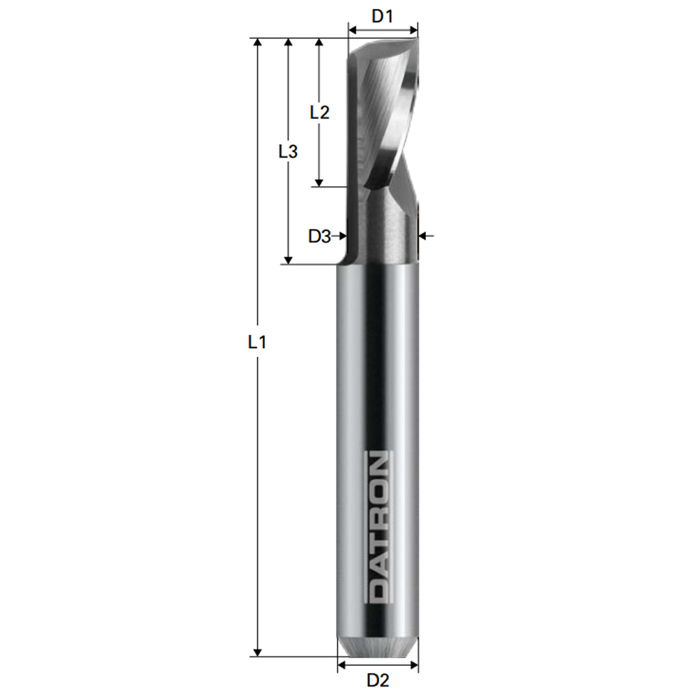 Cumpara acum Freza speciala echilibrata cu 1 canelura, Datron 6.0x6.0mm, Datron DG2 de la Mesterul Minune