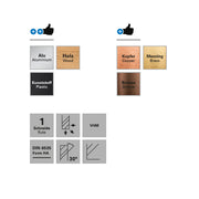 Freza speciala echilibrata cu 1 canelura, Datron 0068090K, 10.0x10.0mm