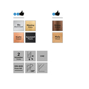 Freza cu 2 caneluri, Datron 0068430K, 3.0x6.0x6.0mm