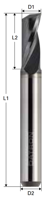 Cumpara acum Freza cu 1 canelura, Alcrona, Datron 4.0x6.0mm, Datron DG2 0068934L de la Mesterul Minune