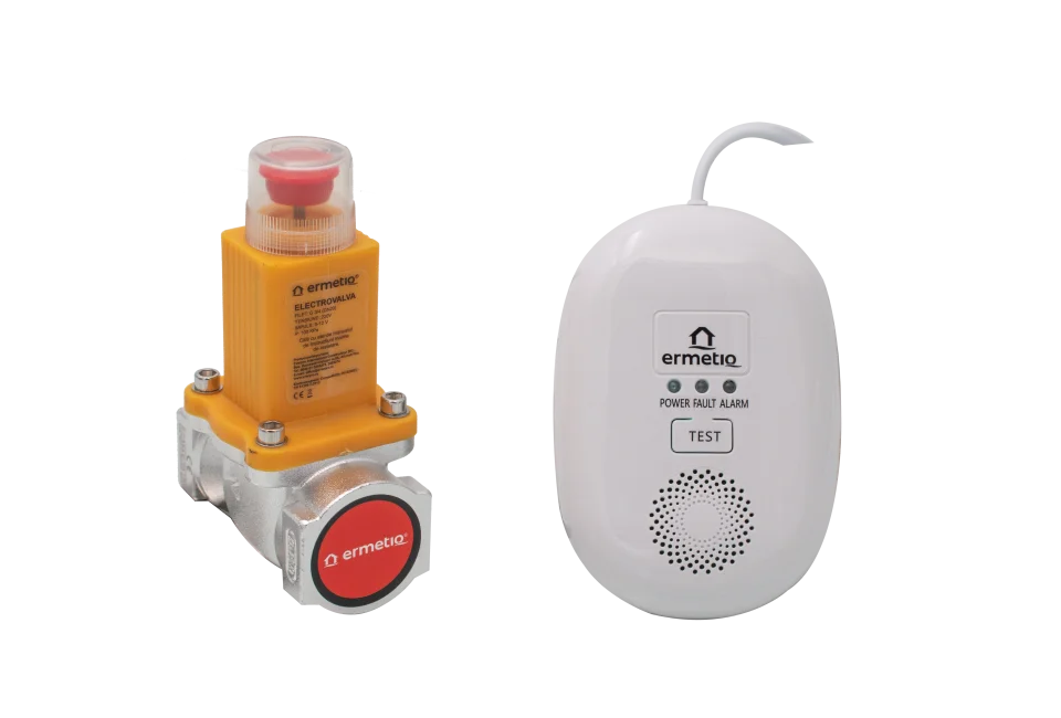 Detector de gaz cu electrovalva ERMETIQ 3/4″ ELG-QDF/E34