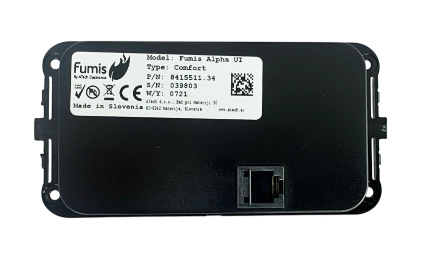 Display centrale pe peleti Fornello King Plus 25/30 KW