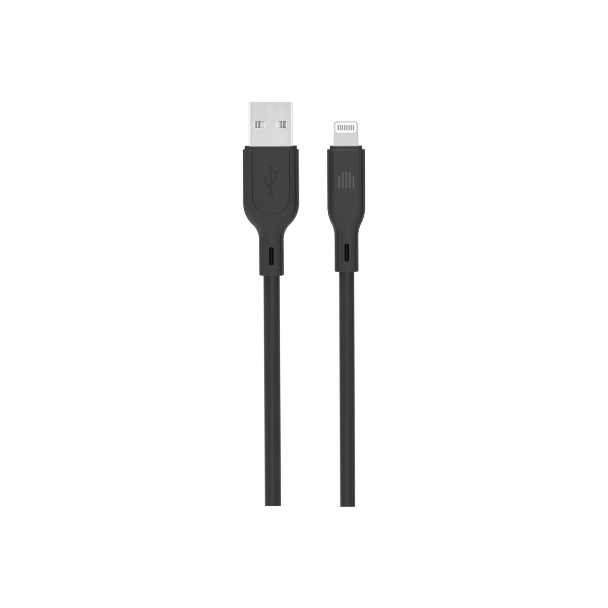 Cumpara Cablu de date Dviced USB-A la Lightning silicon 1.25m, Negru de la Mesterul Minune
