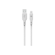 Cumpara Cablu de date Dviced USB-A la Lightning silicon 1.25m, Alb de la Mesterul Minune