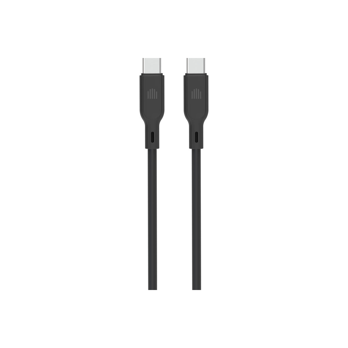 Cumpara Cablu de date Dviced USB-C la USB-C silicon 1.25m, Negru de la Mesterul Minune