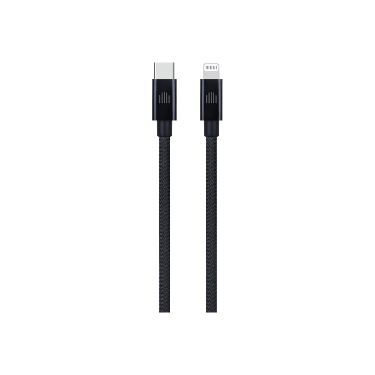Cumpara Cablu de date Dviced USB-C la Lightning Nylon Textile 0.25m, Negru de la Mesterul Minune
