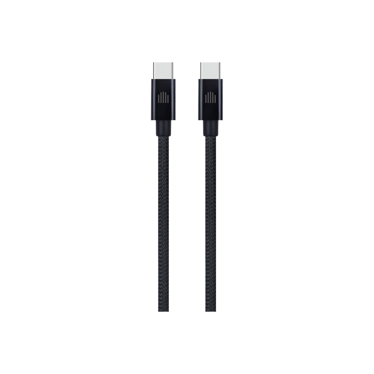 Cumpara Cablu de date Dviced USB-C la USB-C Nylon Textile 0.25m, Negru de la Mesterul Minune