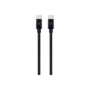 Cumpara Cablu de date Dviced USB-C la USB-C Nylon Textile 2m, Negru de la Mesterul Minune