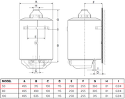 Boiler pe gaz Ariston S/SGA X 100 litri | Mesterul Minune