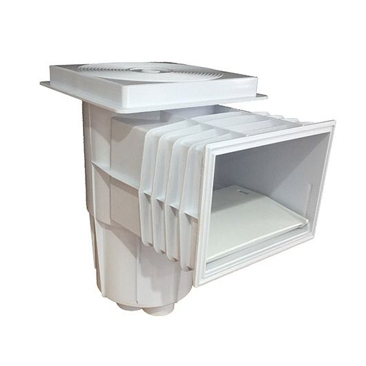 Skimmer standard din ABS EMAUX EM0130-SC cu gura mica pentru piscine din beton