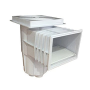 Skimmer standard din ABS EMAUX EM0130-SC cu gura mica pentru piscine din beton