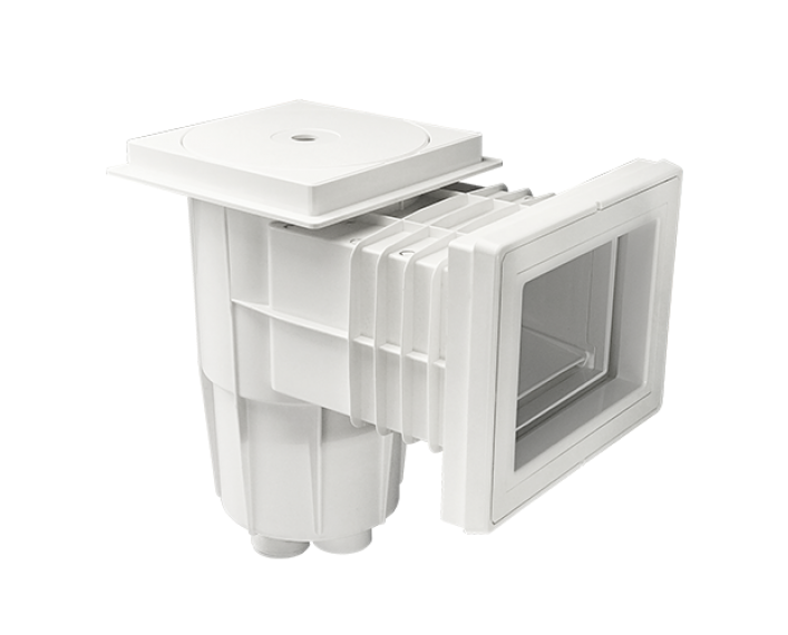 Skimmer standard din ABS EMAUX EM0130-SV cu gura mica pentru piscine placate cu liner