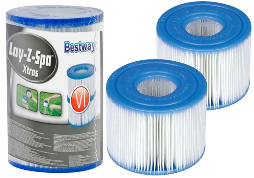 Set 2 filtre Bestway® 60311 Lay-Z-SpaTM Cartridge VI, diametru 10 cm