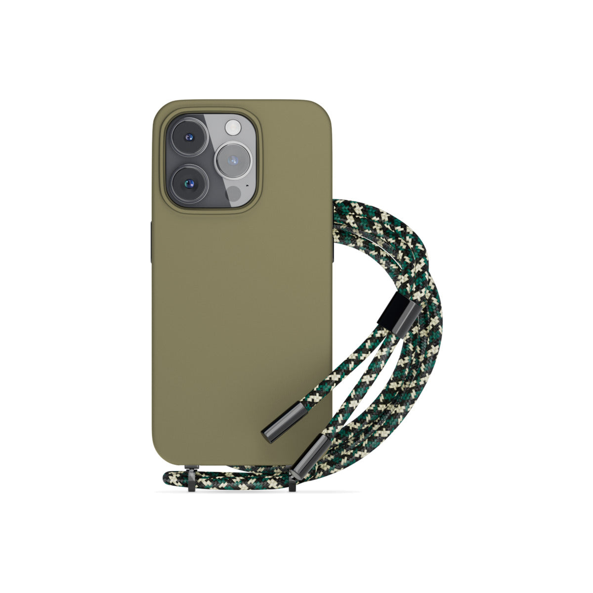 Cumpara Husa de protectie Epico cu snur pentru iPhone 14 Pro, Silicon, Verde de la Mesterul Minune