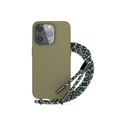 Cumpara Husa de protectie Epico cu snur pentru iPhone 14 Pro, Silicon, Verde de la Mesterul Minune