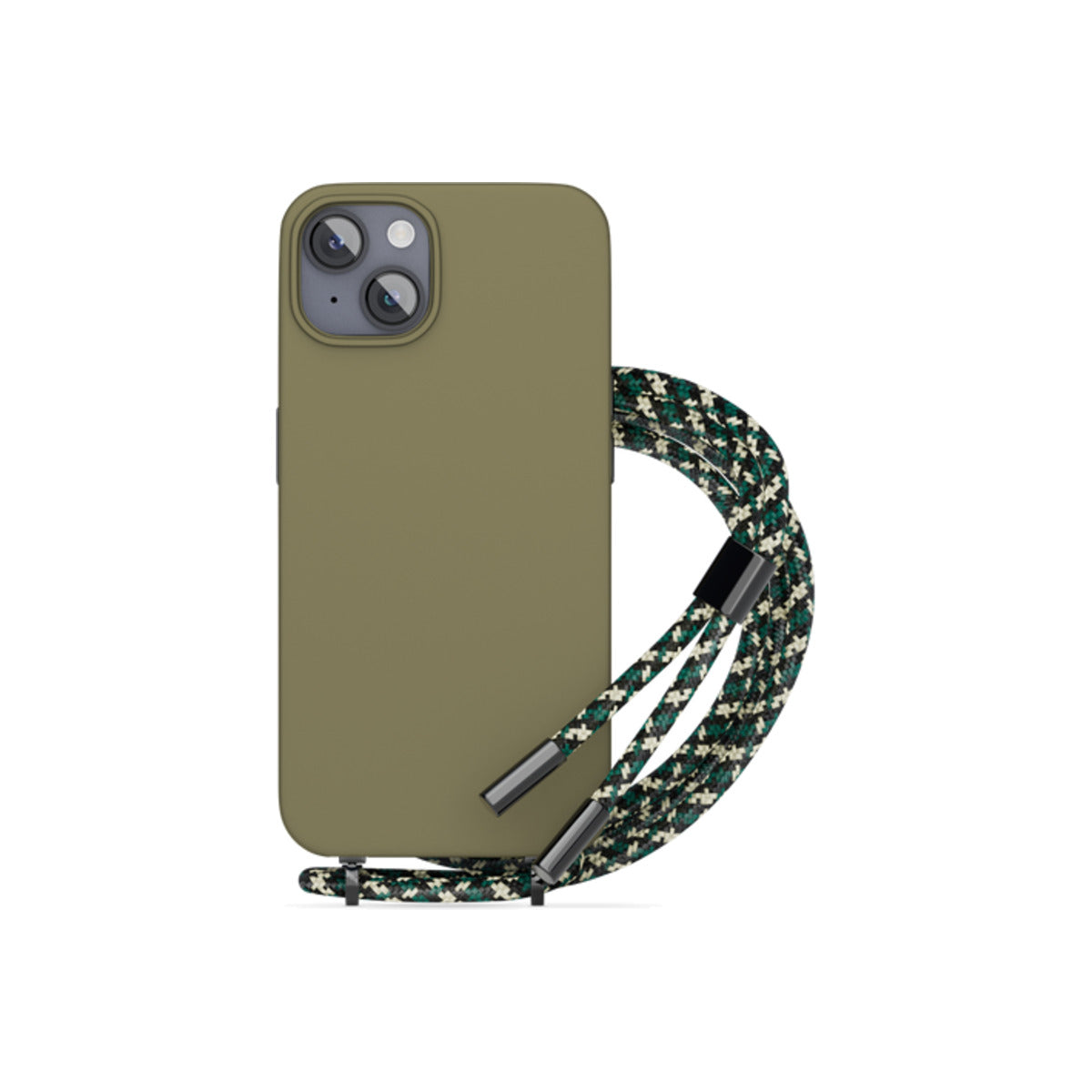 Cumpara Husa de protectie Epico cu snur pentru iPhone 14, Silicon, Verde de la Mesterul Minune