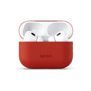Cumpara Husa de protectie Epico pentru AirPods Pro 2, Silicon, Rosu de la Mesterul Minune