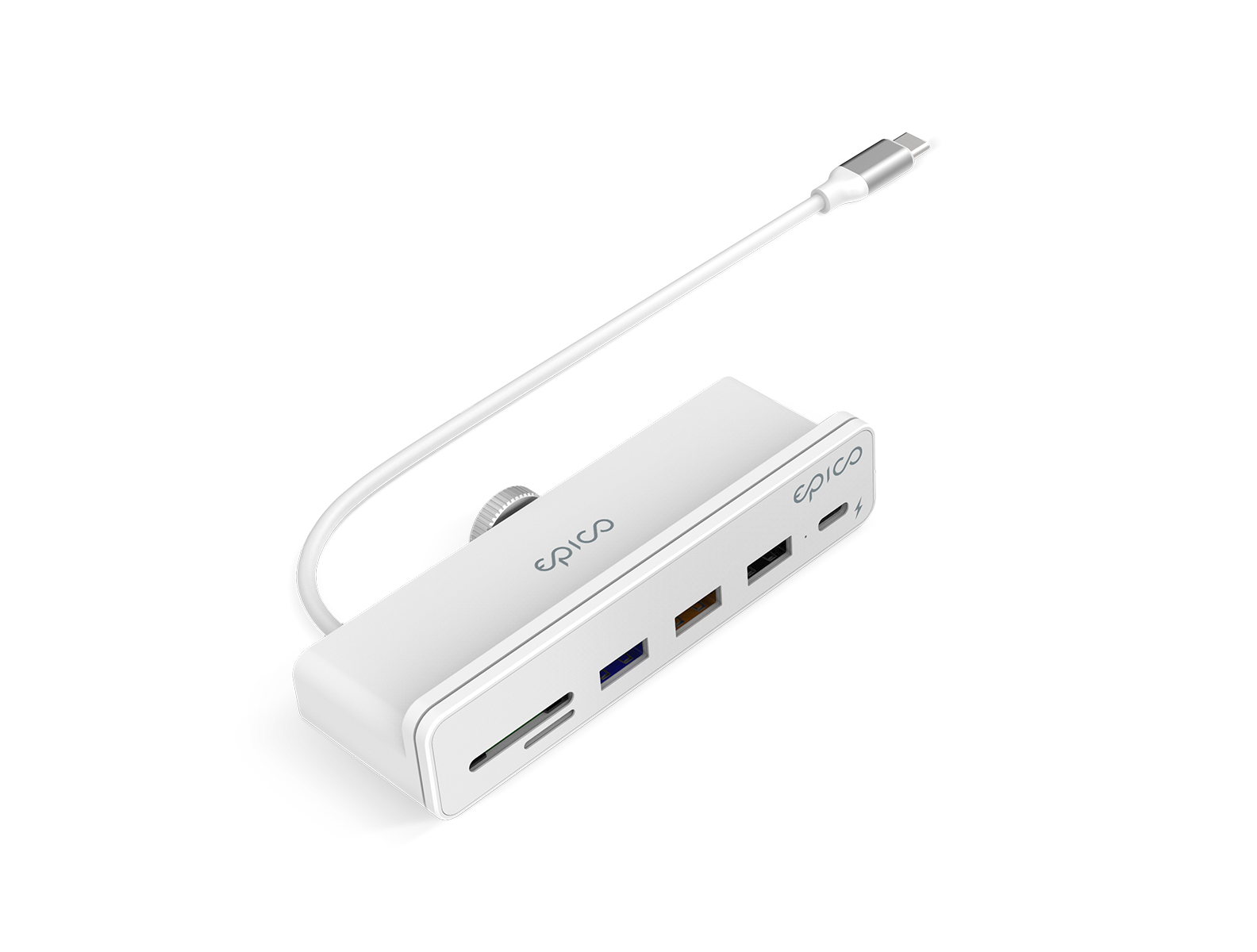 Cumpara Adaptor Hub Epico USB-C 7in1, Alb de la Mesterul Minune