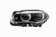 Faruri Full LED Angel Eyes compatibil cu BMW Seria 5 F10 F11 LCI (2014-2017)