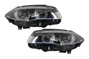 Faruri Full LED compatibil cu BMW F10 F11 5 Seria (2011-2013) Angel Eyes