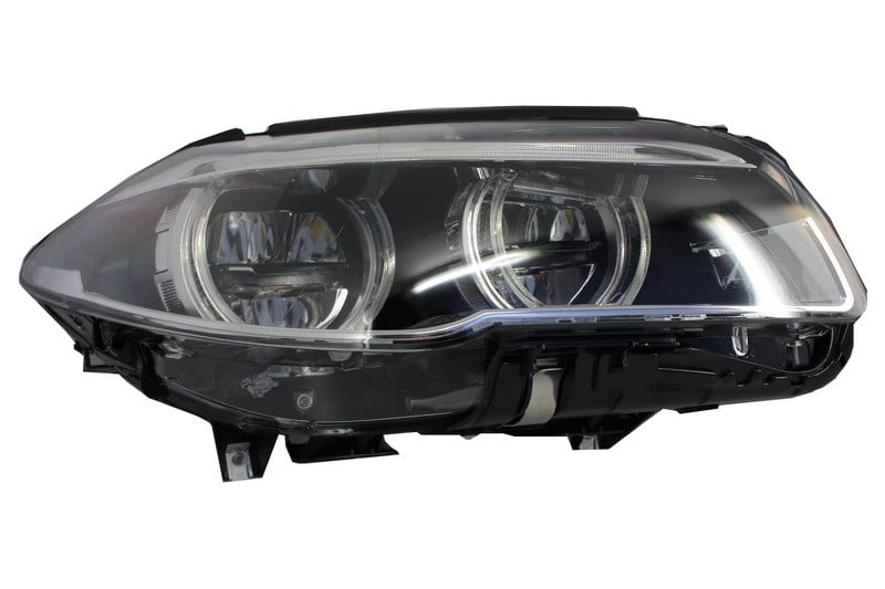 Faruri Full LED compatibil cu BMW F10 F11 5 Seria (2011-2013) Angel Eyes