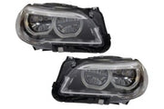 Faruri Full LED compatibil cu BMW F10 F11 5 Seria (2011-2013) Angel Eyes