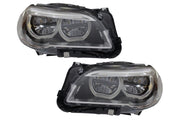 Faruri Full LED compatibil cu BMW F10 F11 5 Seria (2011-2013) Angel Eyes