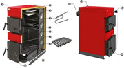 Centrala mixta combustibil solid si peleti Sunsystem Burnit NWB MAX