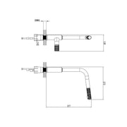 FDesign Ardesia baterie bucătărie pe picior negru-aur/aur vechi FD1-ARD-8-25