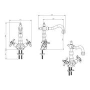 FDesign Lacrima baterie bucătărie pe picior crom FD1-LRA-4-11